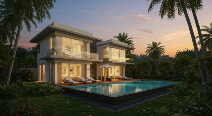 luxury villa in Goa