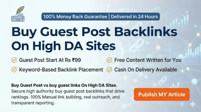 Buy Guest Post Backlinks