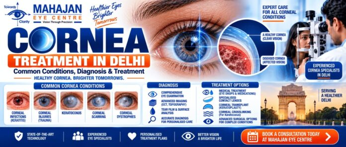 Cornea Treatment in Delhi: Common Conditions, Diagnosis & Treatment